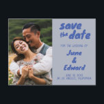 Wedding Invitation Custom Photo SAVE the DATE Card<br><div class="desc">Add your own photo and text to this SAVE THE DATE postcard! Add your own details for your special day. Don't forget the text on the back too. You can change the colours, fonts and layout of the card to suit your needs. I have matching thank you notes, RSVP cards,...</div>