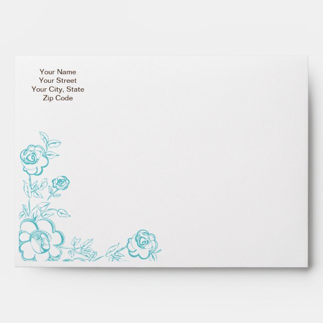 Wedding Invitation Envelope (Front)