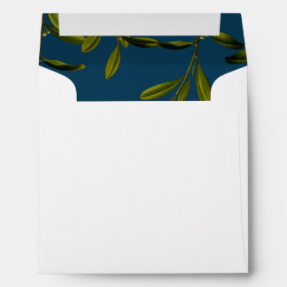 Wedding Invitation Envelope - Nature - Blue