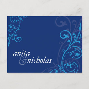 WEDDING INVITATION :: fabulous 5 Postcard