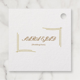 wedding invitation favour tags