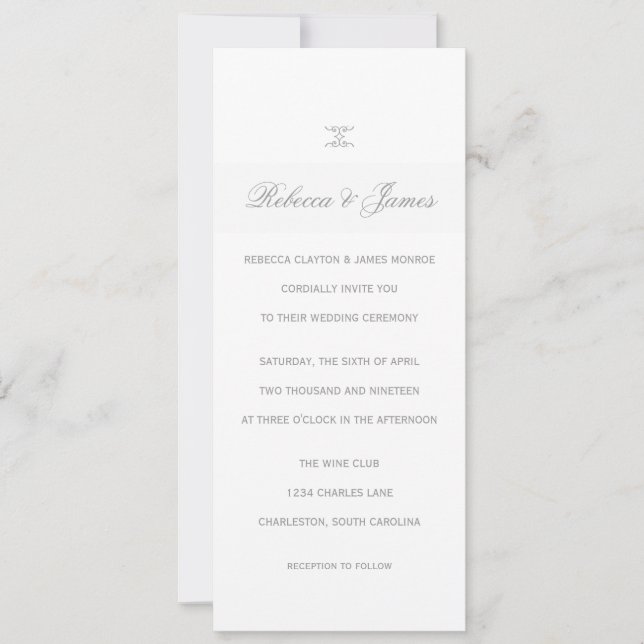 Wedding Invitation | Featured I |w (Front)