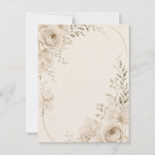 Wedding Invitation for Modern European Events