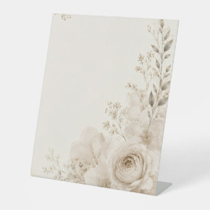 Wedding Invitation for Modern European Events Pedestal Sign