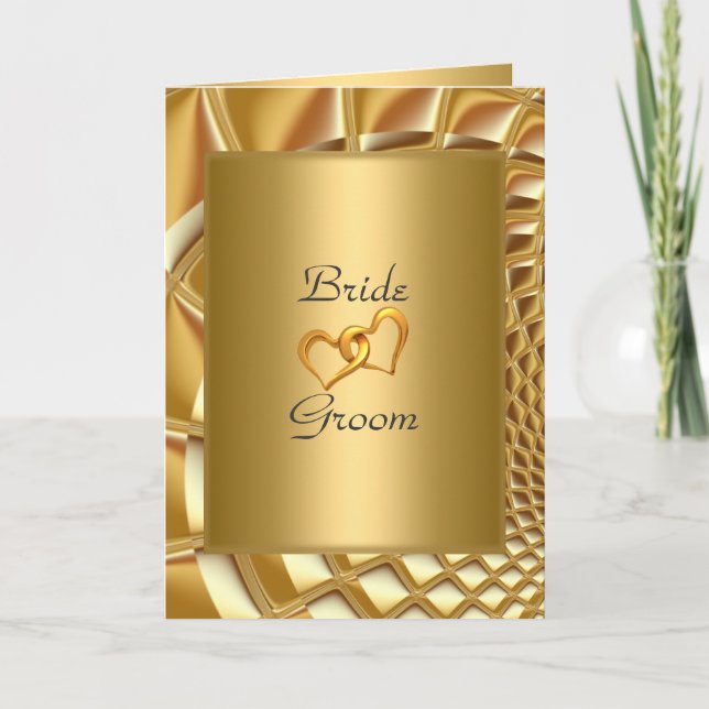 Wedding  Invitation Gold (Front)