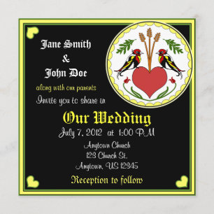 Wedding Invitation - Long, Happy Relationship Hex