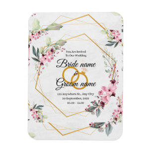 wedding invitation magnet