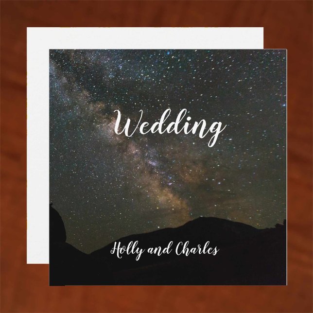 Wedding Invitation. Milky Way and the Cosmos. Invitation (Creator Uploaded)