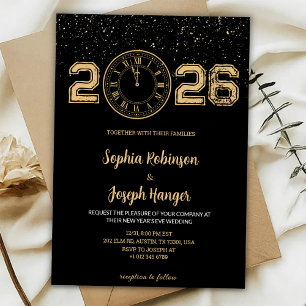 Wedding Invitation new year celebrations