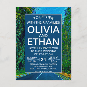 Wedding Invitation Postcard