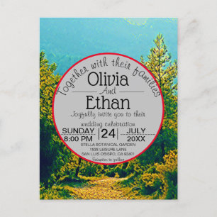 Wedding Invitation postcard