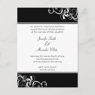 Wedding Invitation Postcard
