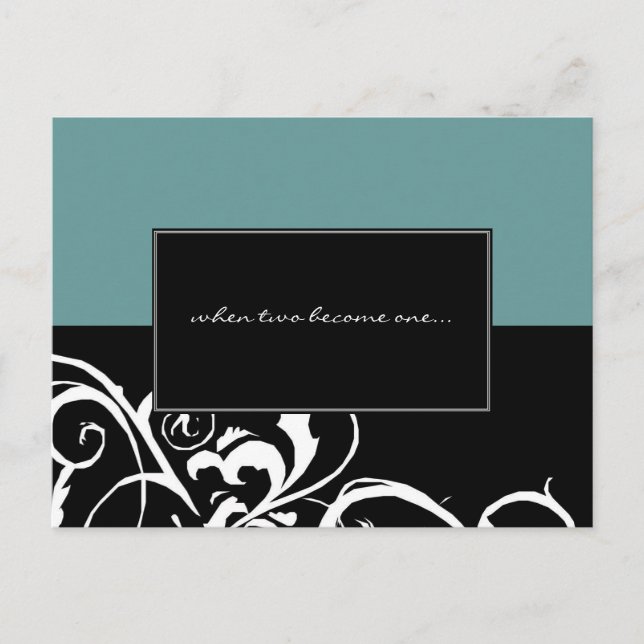 Wedding Invitation Postcard (Front)