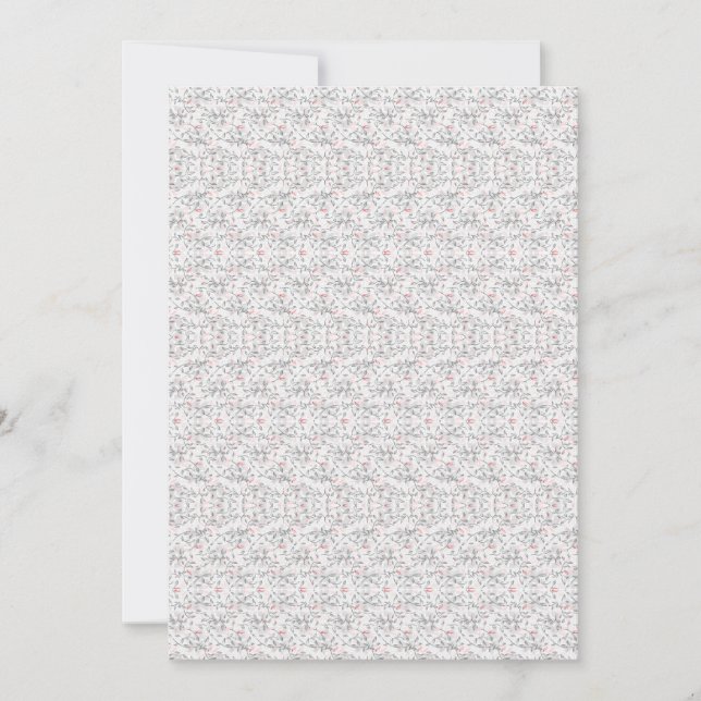 Wedding Invitation & RSVP | Nikah & Reception Card (Front)