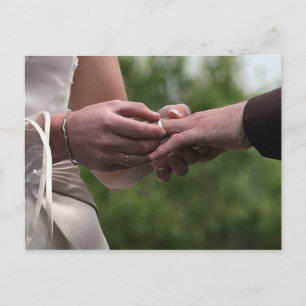 Wedding Invitation RSVP Postcard