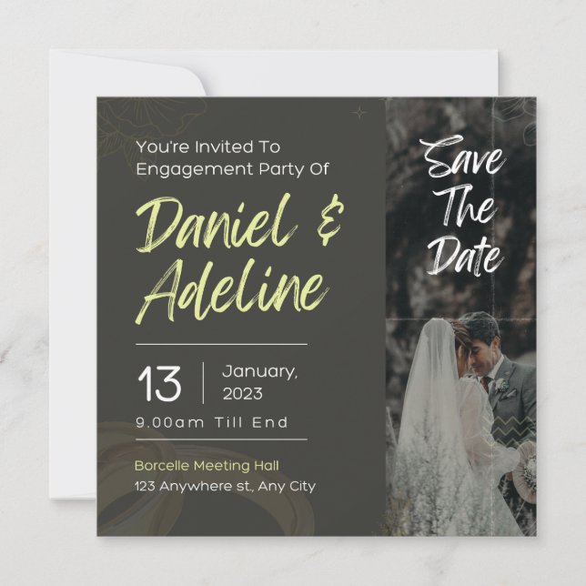 Wedding Invitation Save The Dates (Front)