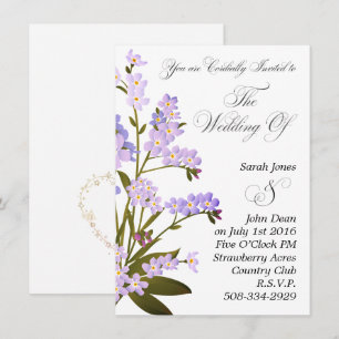 Wedding invitation simple
