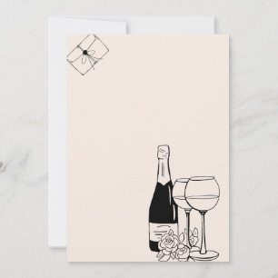 WEDDING INVITATION Suite   Hand drawn Illustrated 