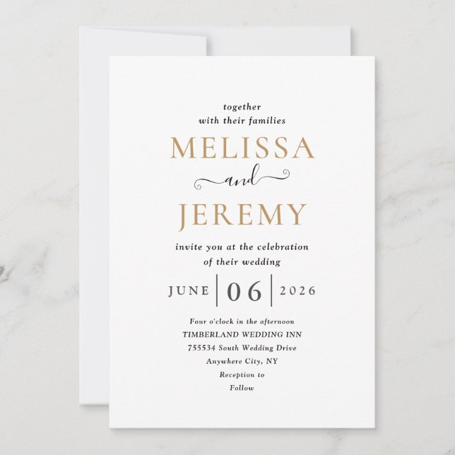 Wedding Invitation Template 03 (Front)