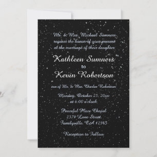 Wedding Invitation Template Starry Night