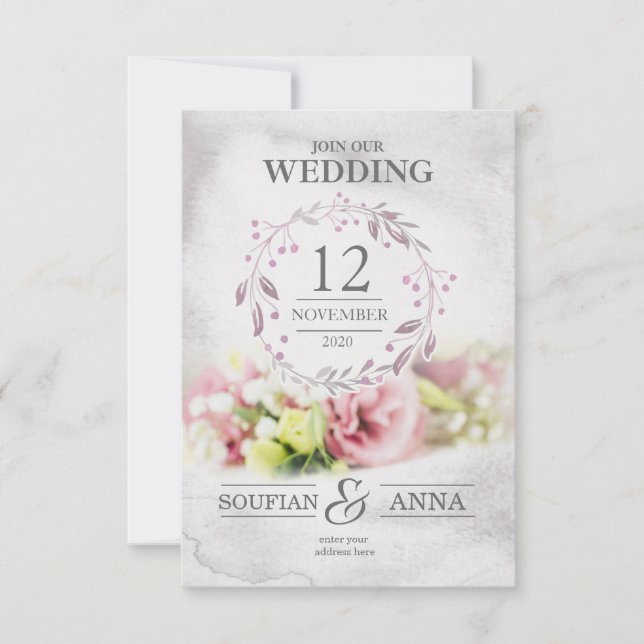 wedding invitation templates (Front)