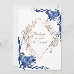 Wedding Invitation Thank You Card