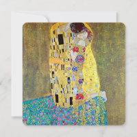 Wedding Invitation; The Kiss by Gustav Klimt