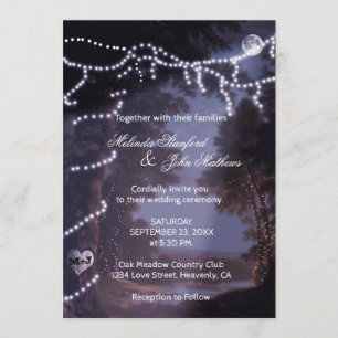 Wedding Invitation Tree Lights
