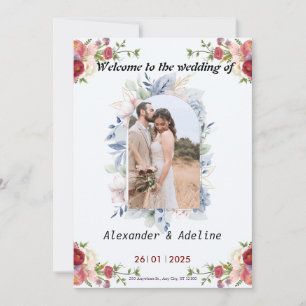 wedding invitation United in Love
