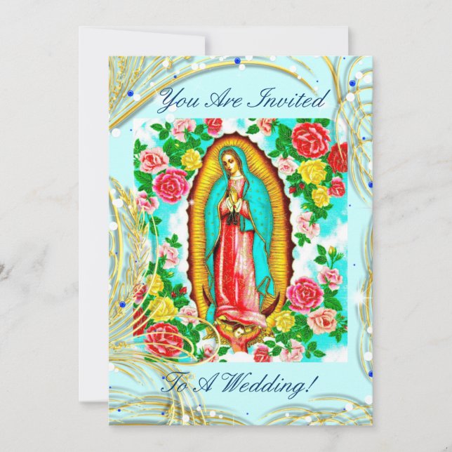 WEDDING INVITATION - VIRGIN OF GUADALUPE (Front)