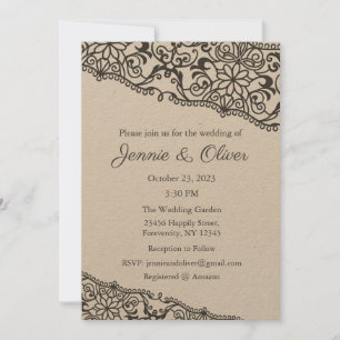 Wedding Invitation, Wedding Stationary, Bride Invitation