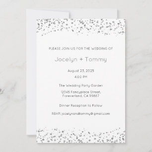 Wedding Invitation, Wedding Stationary, Heart Invitation