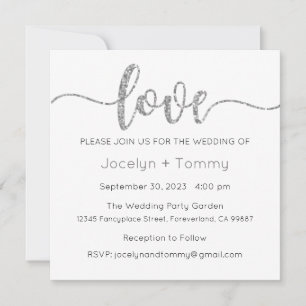 Wedding Invitation, Wedding Stationary, Love Invitation