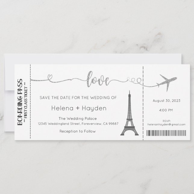 Wedding Invitation, Wedding Stationary, Love Invitation (Front)
