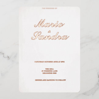 Wedding Invitation White Paper