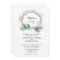 Wedding Invitation Winter Wreath