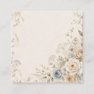 Wedding Invitation with Graceful Floral Details
