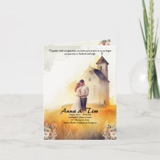 Wedding invitation with style and elegance