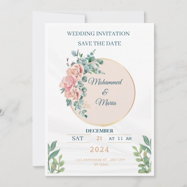 Wedding invitations  (Front)