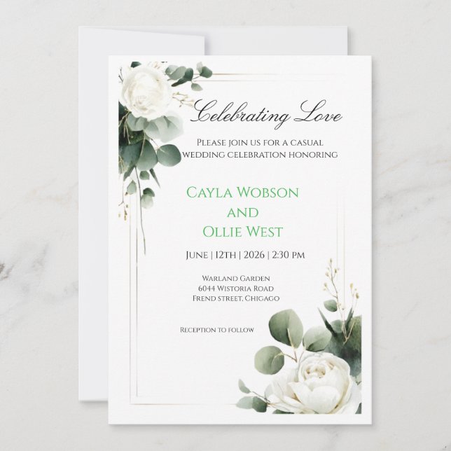 Wedding invitations (Front)