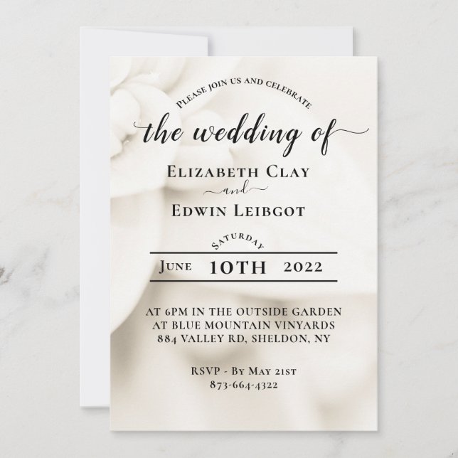 Wedding invitations (Front)