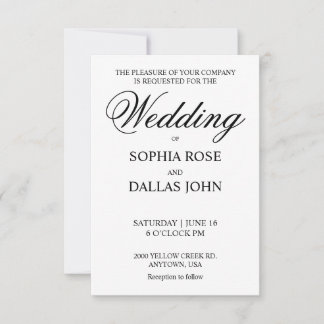 Wedding invitations