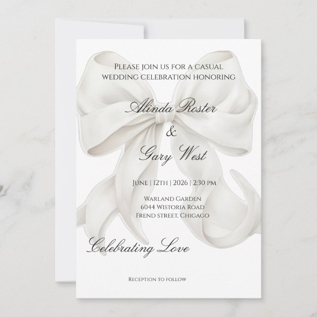 Wedding invitations (Front)