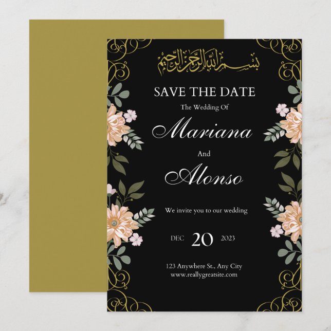 Wedding Invitations (Front/Back)