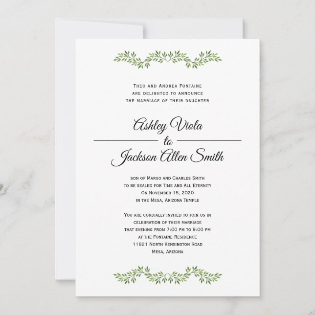 Wedding Invitations | (Front)