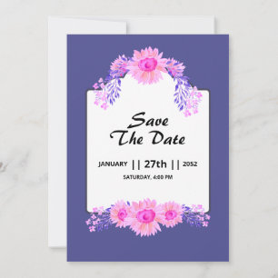 Wedding invitations card template design