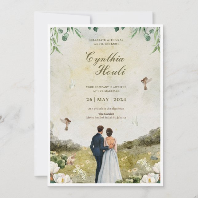 Wedding Invitations 💍 – Elegant  (Front)