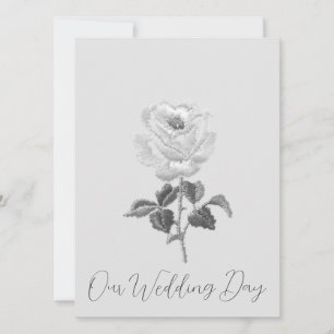 WEDDING INVITATIONS Flat Card ART&DESIGN STYLE