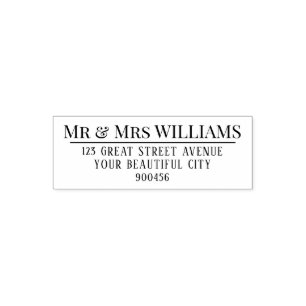 Wedding Invitations Return Address Self-inking Stamp
