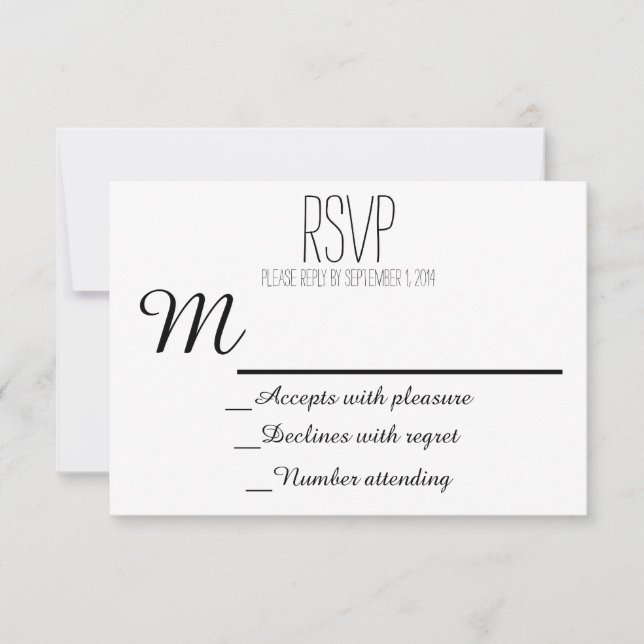 Wedding Invitations with Love Quote (Front)